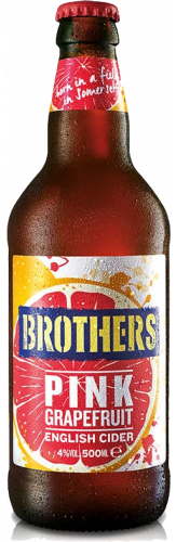 Бразерс Розовый Грейпфрут / Brothers Pink Grapefruit (0,5л*бут) 4%