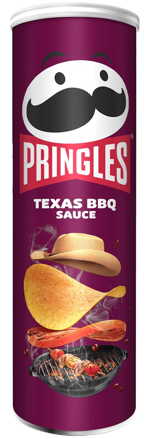 Принглс Техасский Соус Барбекю (Бельгия) / Pringles Texas BBQ Sauce (165гр.)