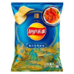 Лейс Тушёные Креветки с Абалоновым Соусом (Китай) / Lay's Braised Shrimp With Abalone Sauce (60гр.)