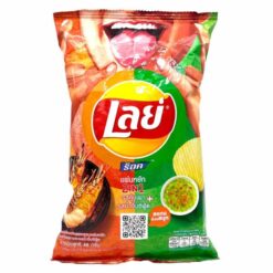 Лейс Жареные Креветки в Соусе из Морепродуктов (Таиланд) / Lay's Grilled Prawn and Seafood Sauce