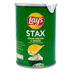 Лейс Стакс Сметана и Лук (Таиланд) / Lay's Stax Sour Cream & Onion (42гр.)