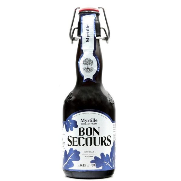 Каулиер Бон Секоурс Миртилл / Caulier Bon Secours Myrtille (0,33л.*бут.) 6.4%