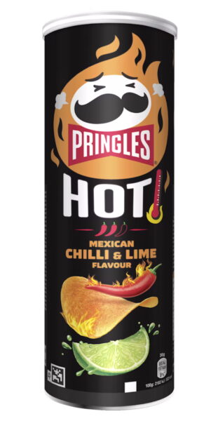 Принглс Хот Мексиканский Чили и Лайм (Бельгия) / Pringles Hot Chilli & Lime (160гр.)