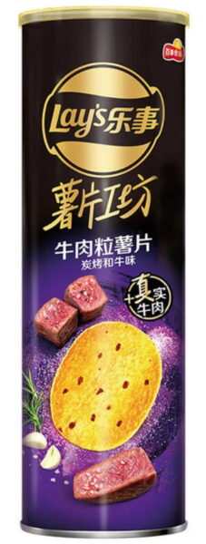 Лейс Фактори Говядина на Углях Вагю (Китай) / Lay's Factory 薯片工坊 Charcoal Grilled Wagyu Beef (90гр.)