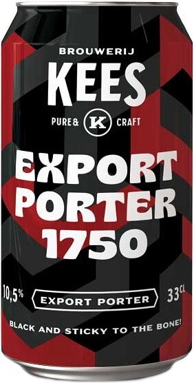 Кис Экспорт Портер 1750 / Kees Export Porter 1750 (0.33л.*ж/б.) 10,5%