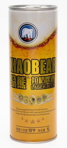 Шандон Чаоли Лагер Храбрый Медведь / Shandong Chaoli Beer Lager Xiao Bear 10°P (1л.*ж/б.) 3,7%