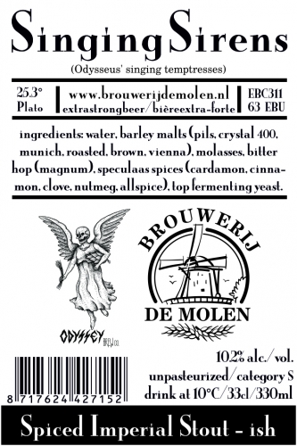 Brouwerij de Molen Singing Sirens - Stout