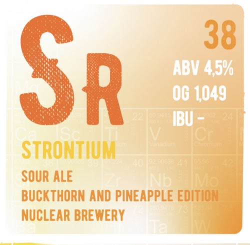 Nuclear Brewery Strontium Sea Buckthorn And Pineapple Edition - Sour