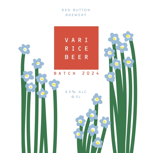 Red Button Brewery Vari Rice Beer (Batch 2024) - Lager