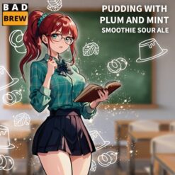 BAD Brewery PUDDING WITH PLUM AND MINT - Sour