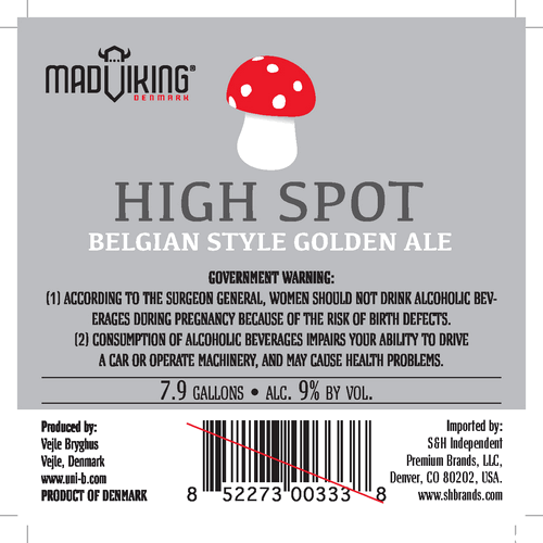 Mad Viking High Spot - Belgian Strong Golden Ale