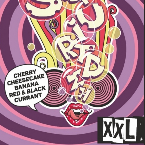 Cosmic City SQUIRTDZH XXL - Cherry Cheesecake, Banana, Red & Black Currant - Sour