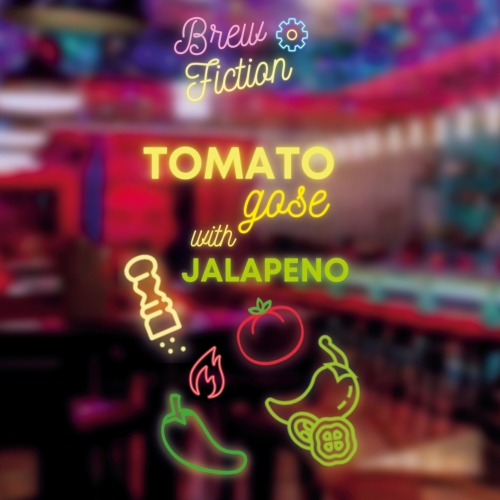 Brew Fiction Tomato Gose with Jalapeno Brew Fiction Tomato Gose with Jalapeno - Sour