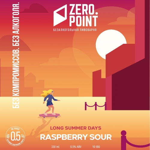 Zero Point Non-alco Brewing Company Long Summer Days - Non-Alcoholic Beer