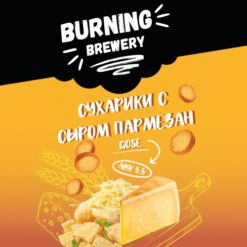 Burning Brewery  Сухарики с Сыром Пармезан - Sour